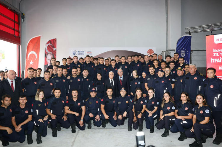 Harmancık’a Yeni Modern İtfaiye Hizmet Binası