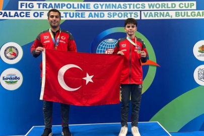 Bulgaristan’da düzenlenen Trampolin Cimnastik Uluslararası Turnuvası