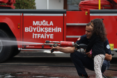 Muğla’da İtfaiye Haftası çocuklarla buluştu