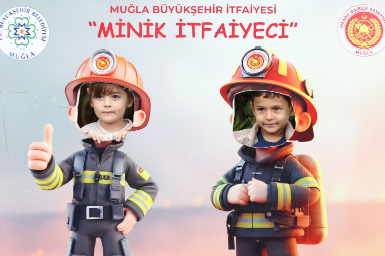 Muğla’da İtfaiye Haftası çocuklarla buluştu