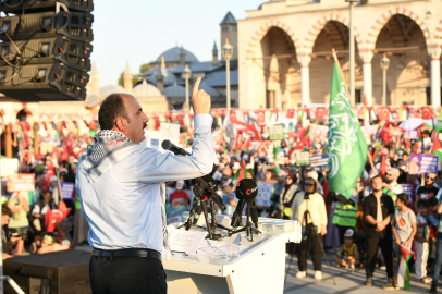 Konya’dan Gazze’e dayanışma için yürüyüş