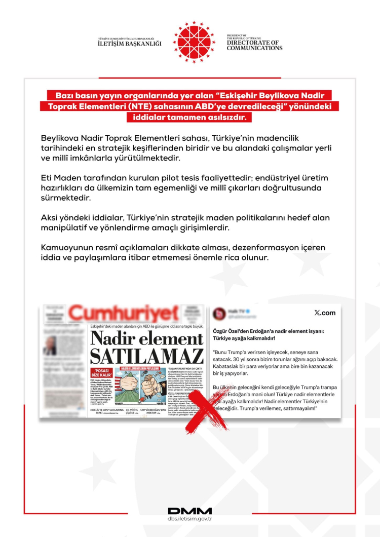 Beylikova İçin Net Yalanlama