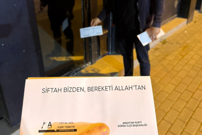 Bursa Gürsuda Anahtar Partiden Esnafa Siftah Parası