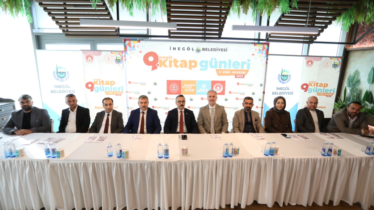 İnegöl Kitap Günleri Fuarı 31 Ekim-9 Kasım arasında kapılarını açıyor