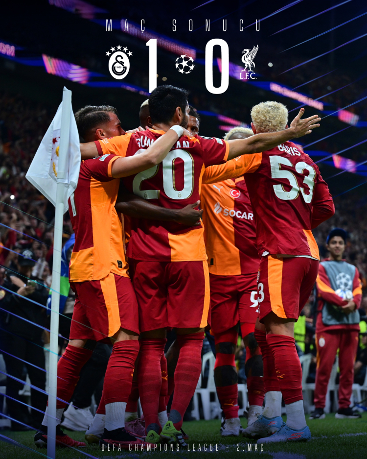 Galatasaray Şampiyonlar Ligi’ni 1-0 kazandı