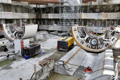 Körfezray Metrosu Projesinde TBM Kurulumları ve Tünel Çalışmaları
