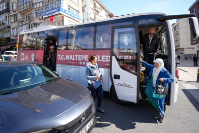 Maltepe’de Huzurevi Sakinlerine Ulaşım Desteği