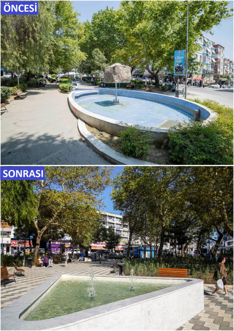 İzmir Bucada Beyazıt Aykut Parkı Yenileniyor