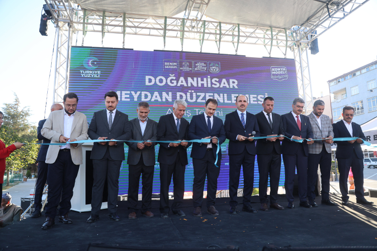 Doğanhisar Meydan Düzenlemesi Açılışı