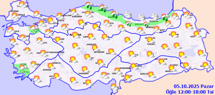 Kuzey ve Batıda Yağmur Bekleniyor