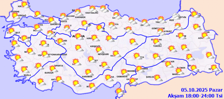 Kuzey ve Batıda Yağmur Bekleniyor