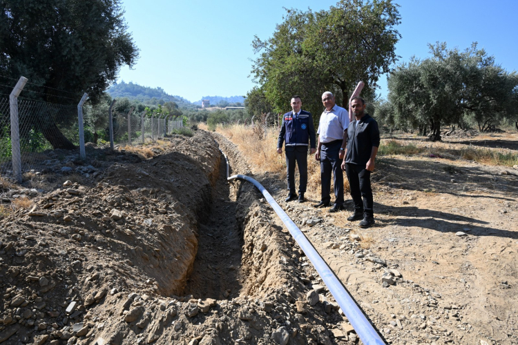 Manisa Turgutlu'da İçme Suyu Terfi Hattı Yenilendi