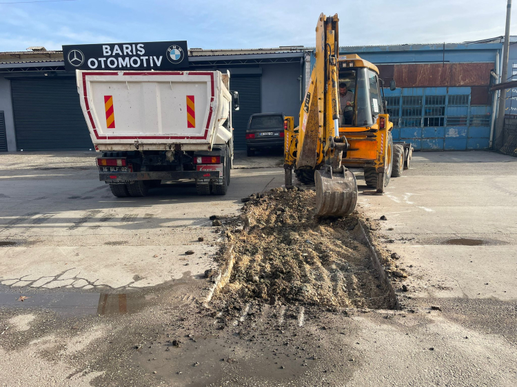 Nilüfer Beşevler Sanayi Yolları Yenileniyor