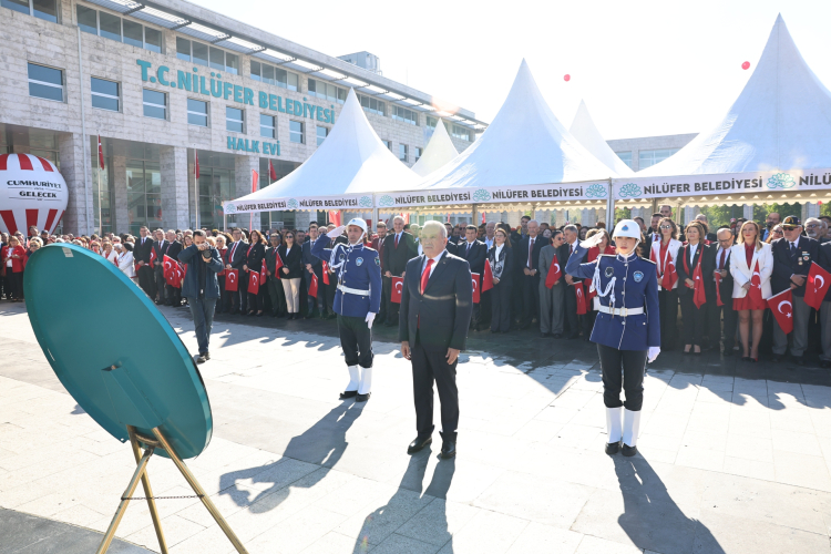 Nilüfer’de Cumhuriyet’in ilanının 102. Yıl Kutlamaları