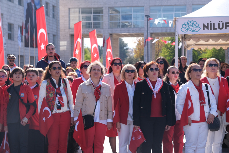 Nilüfer’de Cumhuriyet’in ilanının 102. Yıl Kutlamaları