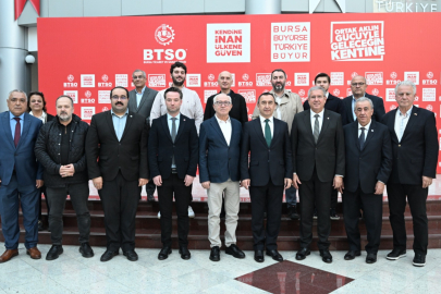 BTSO Özbek Büyükelçisi Khaydarov’u Ağırladı