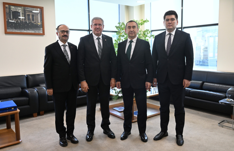 BTSO Özbek Büyükelçisi Khaydarov’u Ağırladı