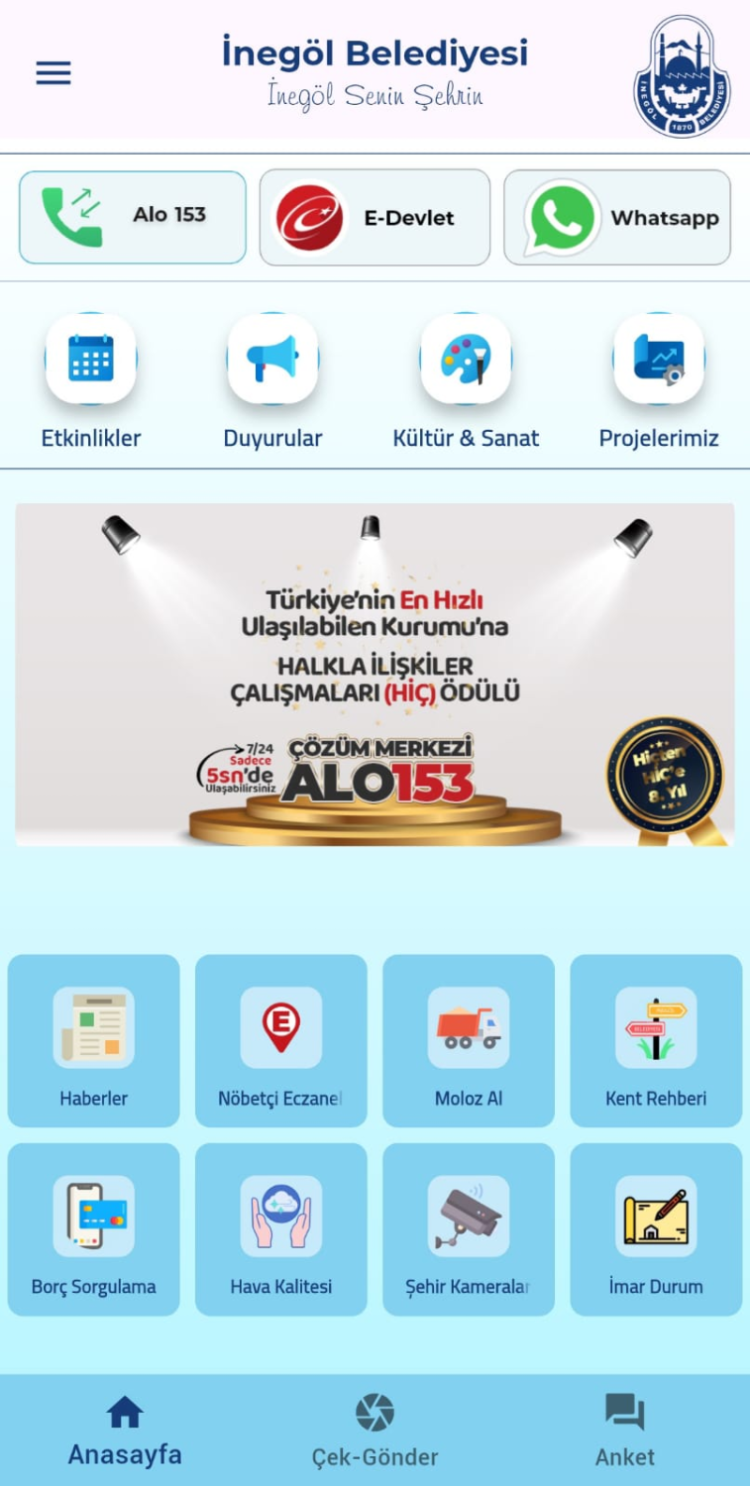 Senin Belediyen Mobil Hizmet Platformu