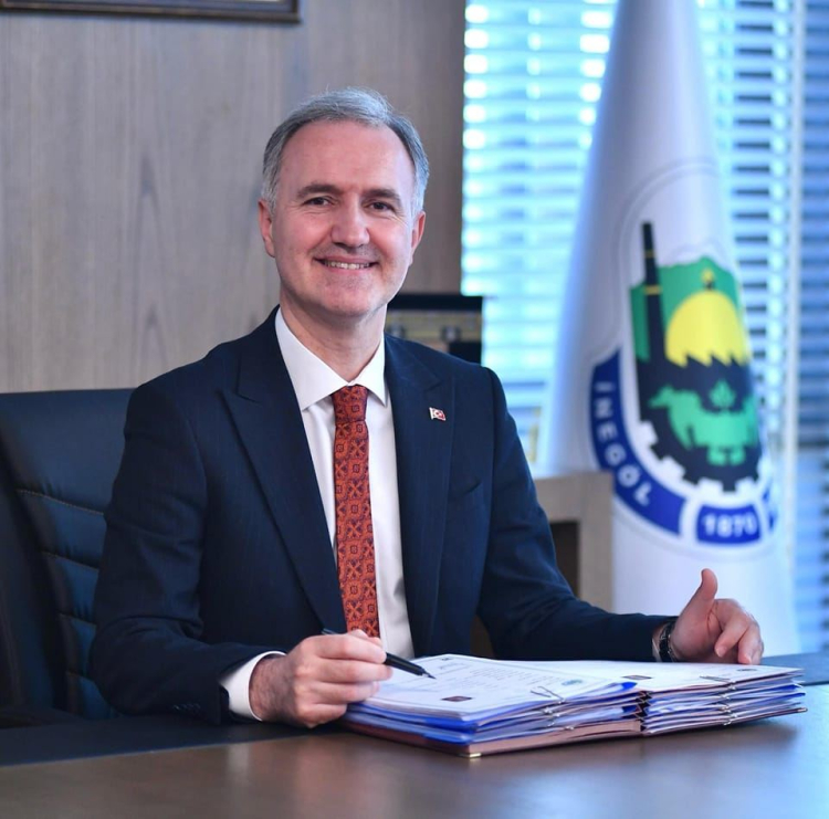 İnegöl Bursa’da Gazze İçin Yardım Kampanyası