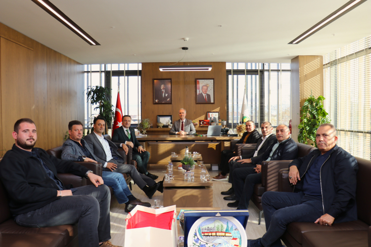 İnegöl'de İMSİFED Heyeti Ziyareti