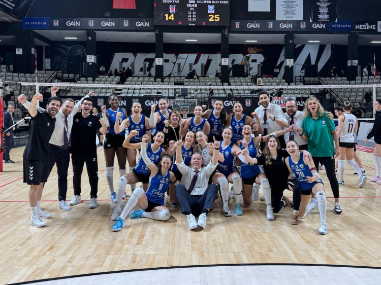 Nilüferli Sultanlar Beşiktaş’ı Set Vermeden Geçti