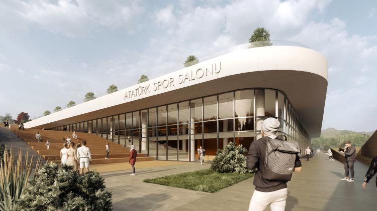 Bursa Atatürk Spor Salonu Şekillendi