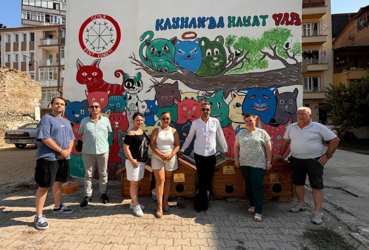 Bursa Gemlik’te Atıl Alanlar Sanatla Güzelleşiyor