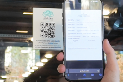 Bursa Nilüfer’de QR Kodla Ruhsat Dönemi Başladı