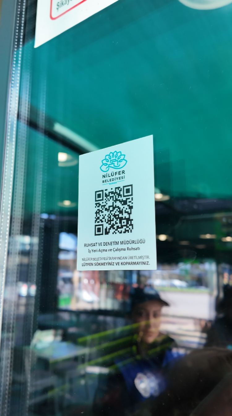 Bursa Nilüfer’de QR Kodla Ruhsat Dönemi Başladı