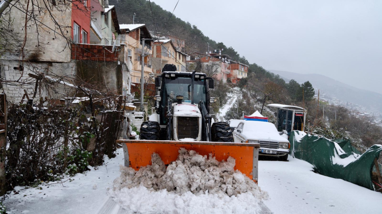 Bursa Yıldırım’da Kar Teyakkuzu