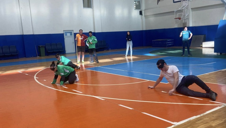 Engelliler İçin Dayanışma ve Empati İçeren Goalball Etkinliği