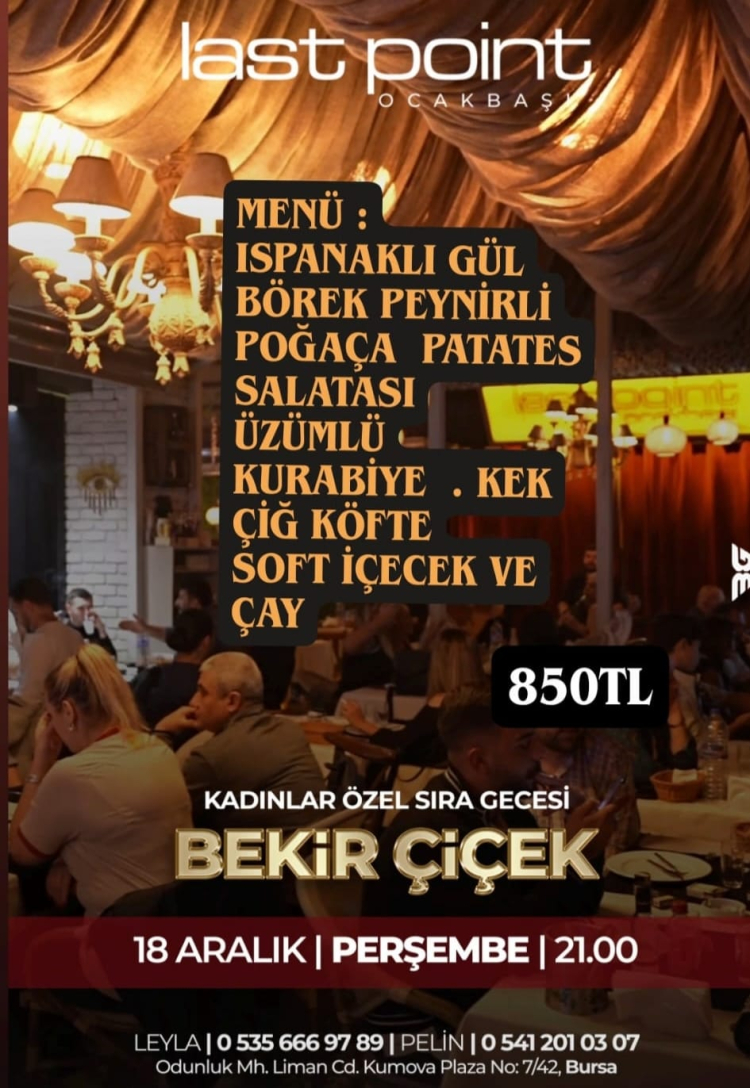 Urfa Sıra Gecesi Kadınlara Özel