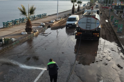 Gemlik’te Temizlik ve Güvenlik İçin Aralıksız Çalışma