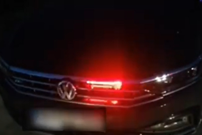 Mudanya'da Çakar Lambalı Araca Trafikten Men