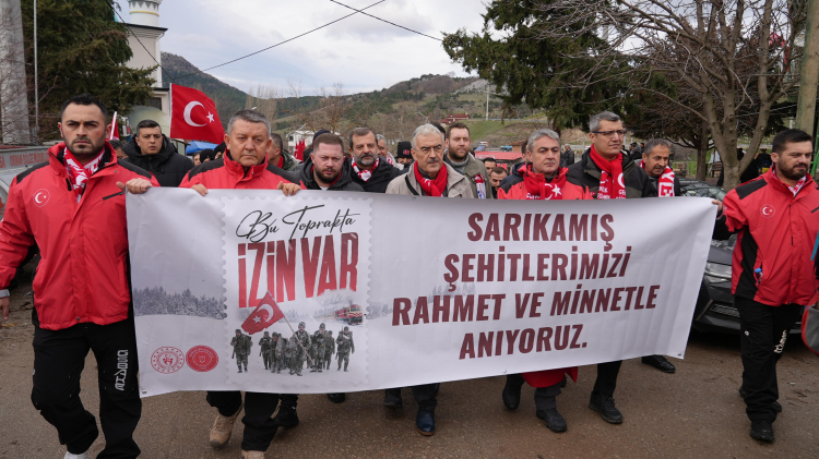 Bursa Gürsu’daki Şehitler Unutulmadı