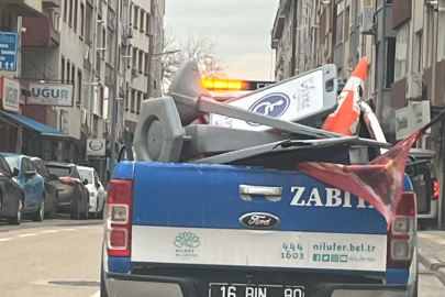 Nilüfer’de yaya güvenliği için kaldırımlar temizlendi