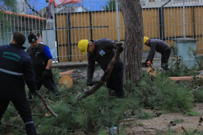 Bursa Osmangazi'de Lodos ve Sağanağa Hızlı Müdahale