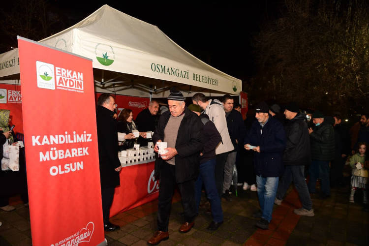 Bursa Osmangazi'den Kandil Simidi