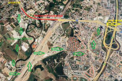 Geçit Köprüsü Projesinde Montaj Çalışması