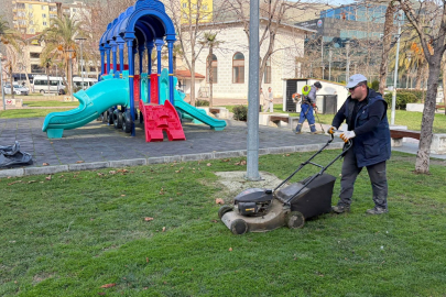 Gemlik Belediyesi Park ve Yeşil Alanlarda Bakım
