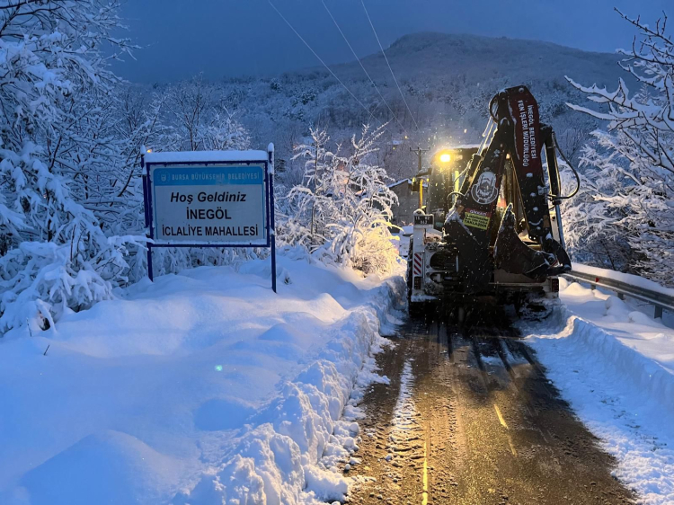 İnegöl’de Ulaşıma Yönelik Kış Tedbirleri
