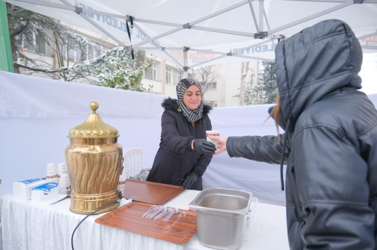 İnegöl’de Öğrencilere Sınav Döneminde Çorba İkramı