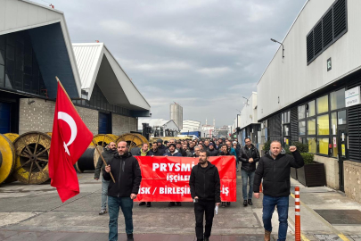 Mudanya'da Metal İşçileri Eylemi Sürüyor