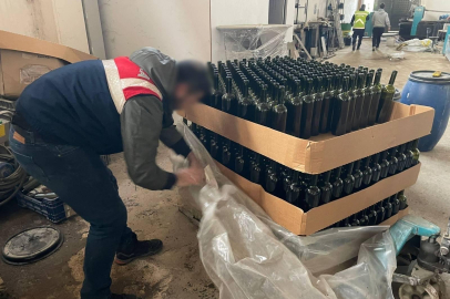 Bursa İznik’te Kaçak İçki İmalathanesi Baskını