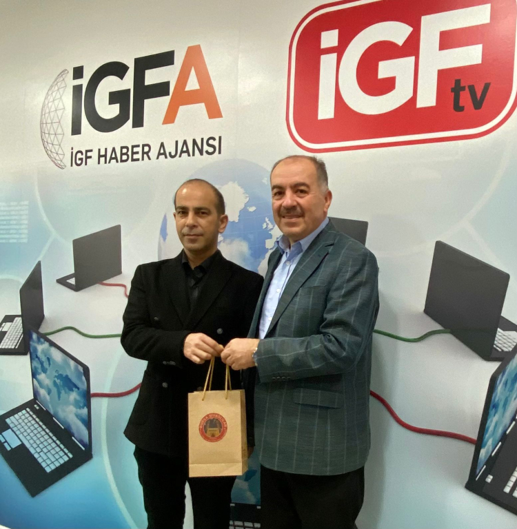 Dernek ve medya heyetinin nazik ziyareti