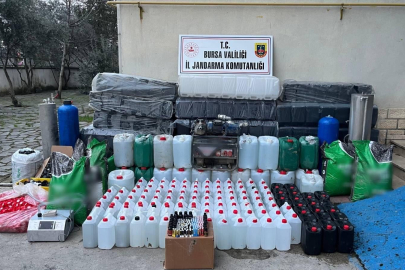 Kaçak üretim ve sahte alkol operasyonu