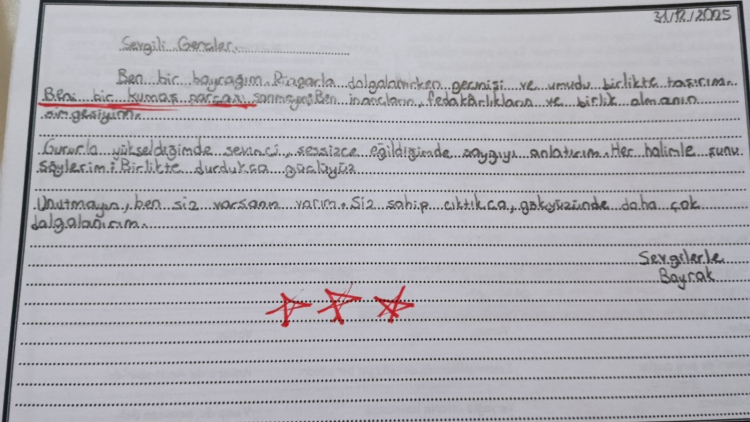Bayrak Sevgisi ile Milli Değerler ve Birlik Mesajı