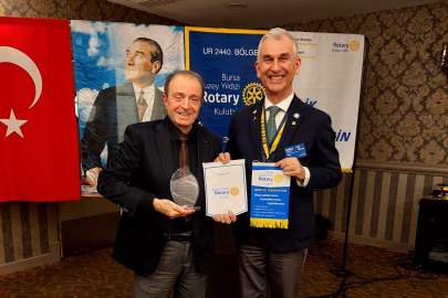 Bursa’nın İpek Ustasına Rotary Ödülü