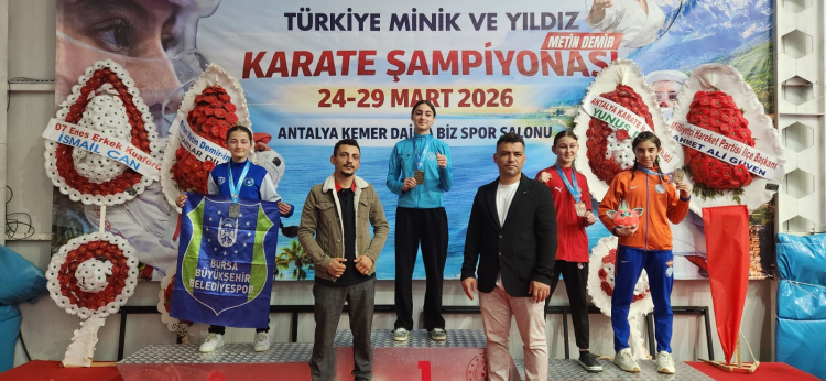 Bursa Büyükşehirli Karateciler Türkiye Şampiyonası'nda Parladı