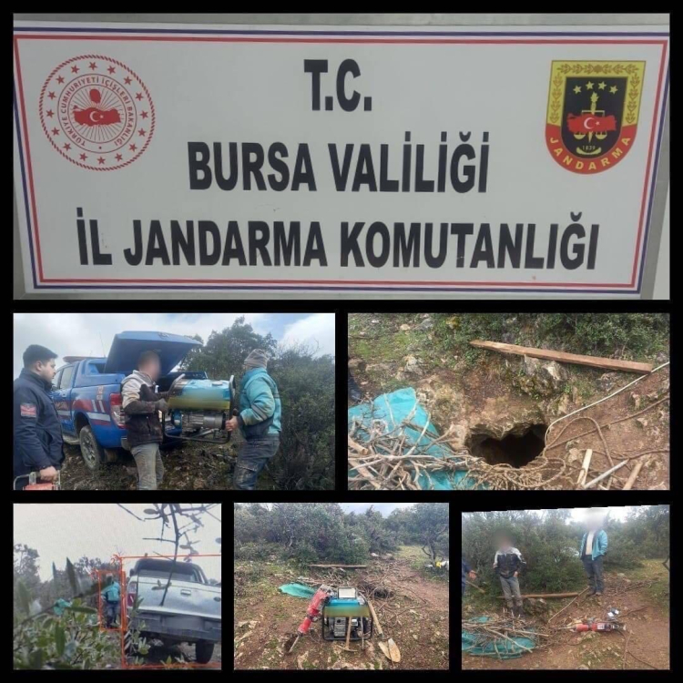 Operasyonla kaçak kazı engellendi